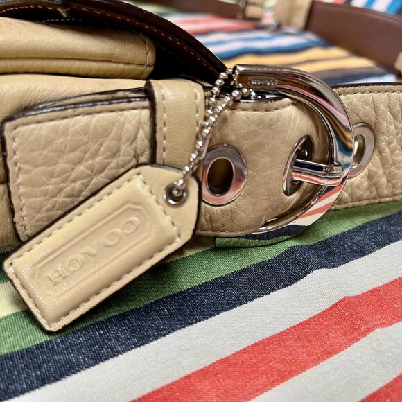 COACH Soho Pebble Leather Shoulder - Picture 8 of 12